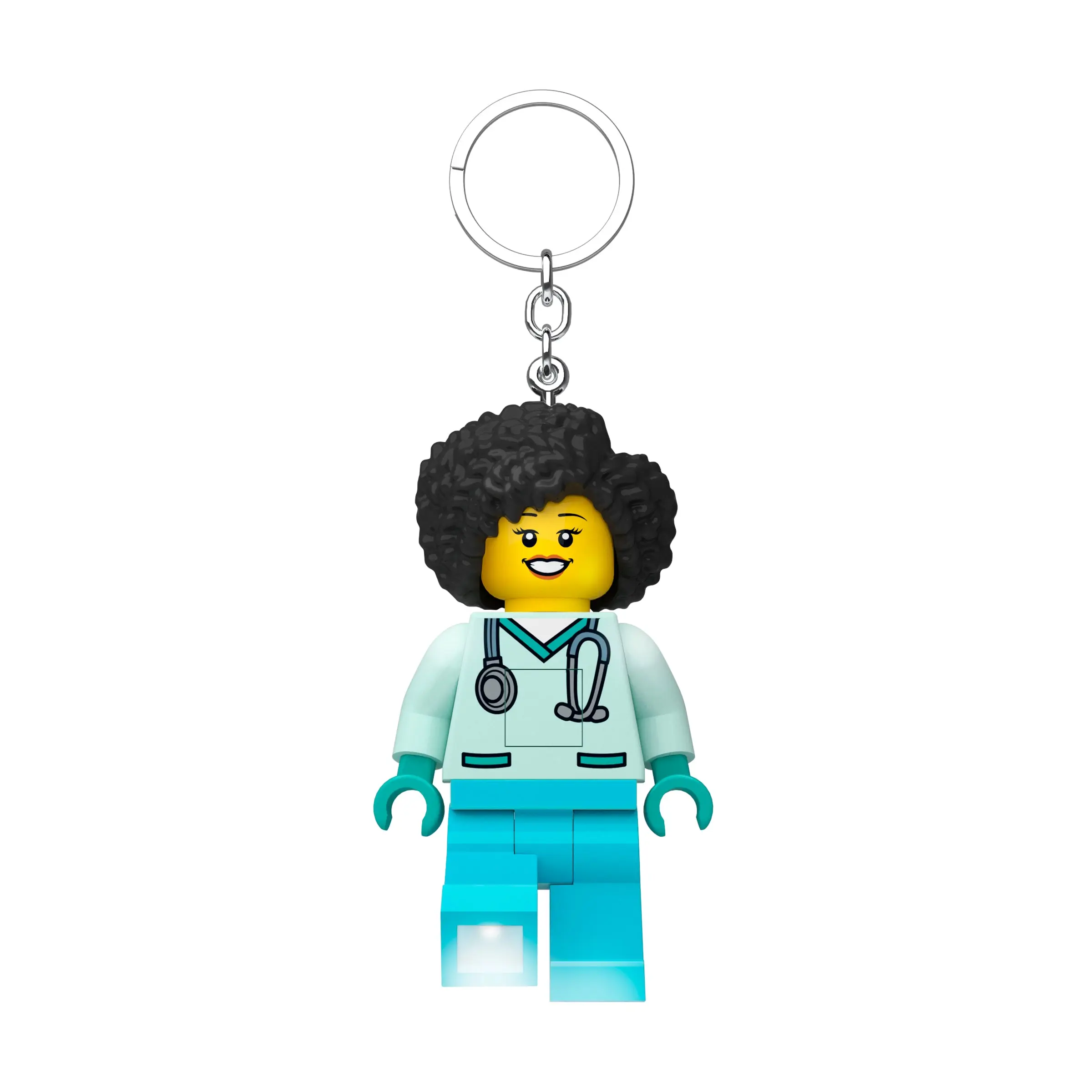 IQ LEGO City Large 3 Inch Tall Figure Keychain Light - Dr. Flieber (KE192H)
