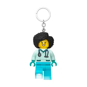 IQ LEGO City Large 3 Inch Tall Figure Keychain Light - Dr. Flieber (KE192H)