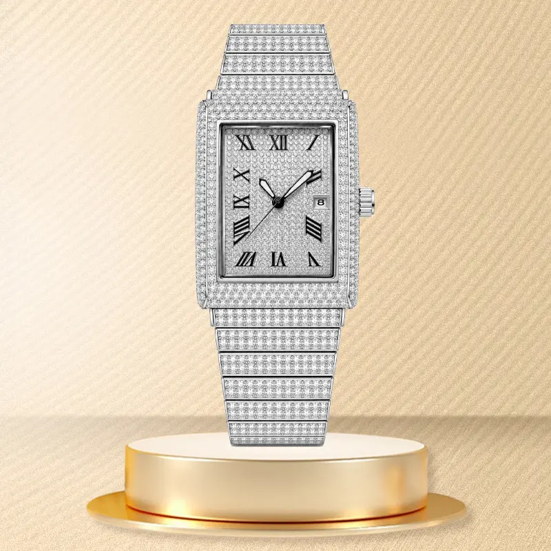 【ING】Women's fully rhinestone-embellished fashion watch for parties and evening wear - KDW8315L