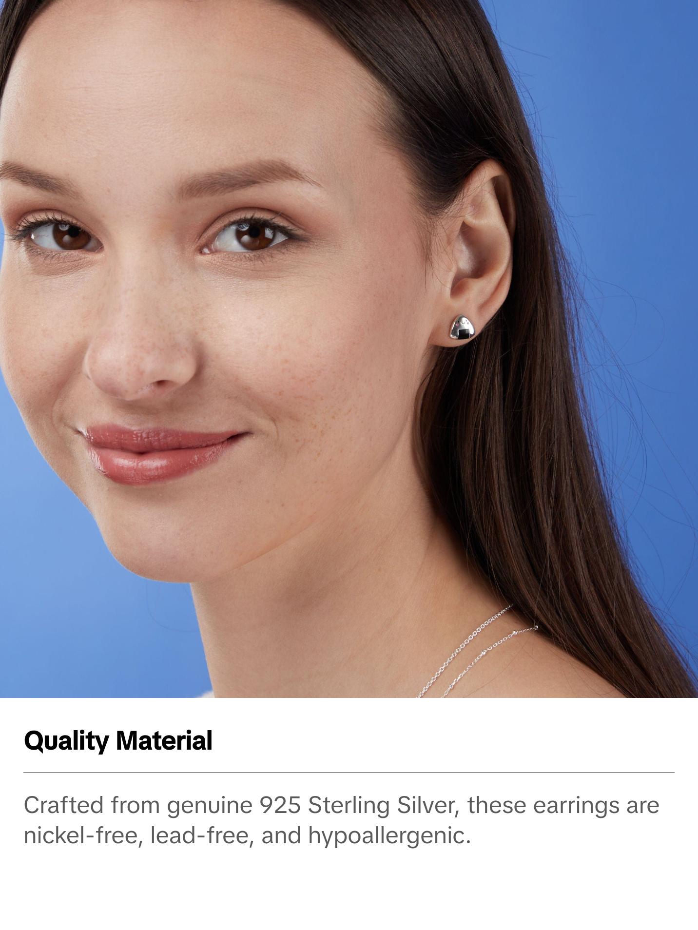 Happy Onigiri Sushi Stud Earrings