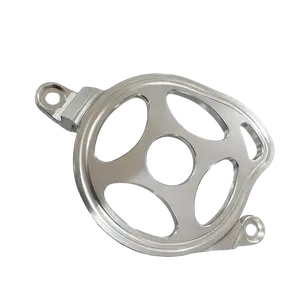 Motor Pulley Guard for Surron Light Bee X S, CNC Engine Case Saver Cover for Segway X160 X260 Sprocket Cover Aluminum Alloy Off-Road Motorcycle SURRON Parts, Ventilated Engine Case Guard