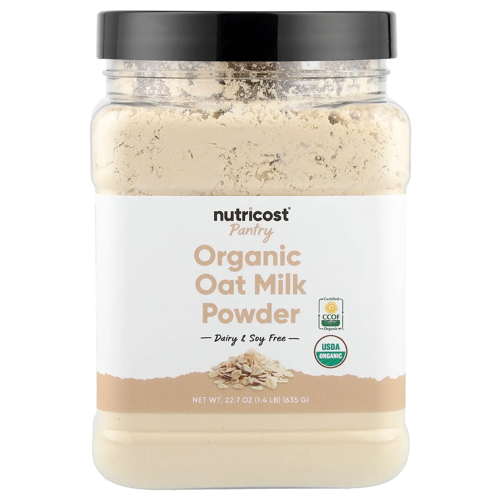 Nutricost Pantry, Organic Oat Milk Powder, 22.7 oz (635 g) Nutricost Pantry, Organic Oat Milk Powder, 22.7 oz (635 g)