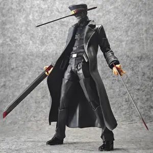 26CM Anime Samurai Sword Figure Chainsaw Man Standing Posture Animation Model Toys Gifts Collection Decoration Ornaments PVC
