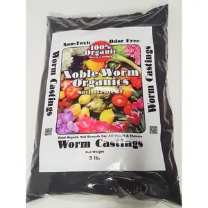 Noble Worm Organics  5 lbs Organic Worm Casting Soil