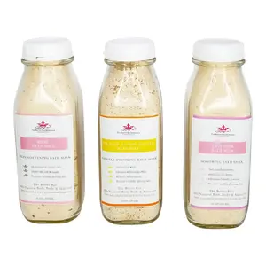 Bath Milk - Fresh Milk in Glass Bottle - 100% Natural Ingredients