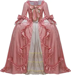 Court Rococo Baroque Marie Antoinette Ball Dresses 18th Century Georgian Era Costumes Dress Victorian Ball Gown