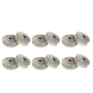 Stainless Steel Siding Nail 3600 Pack 15 Degree 1-1/2" ×.09" Ring Shank