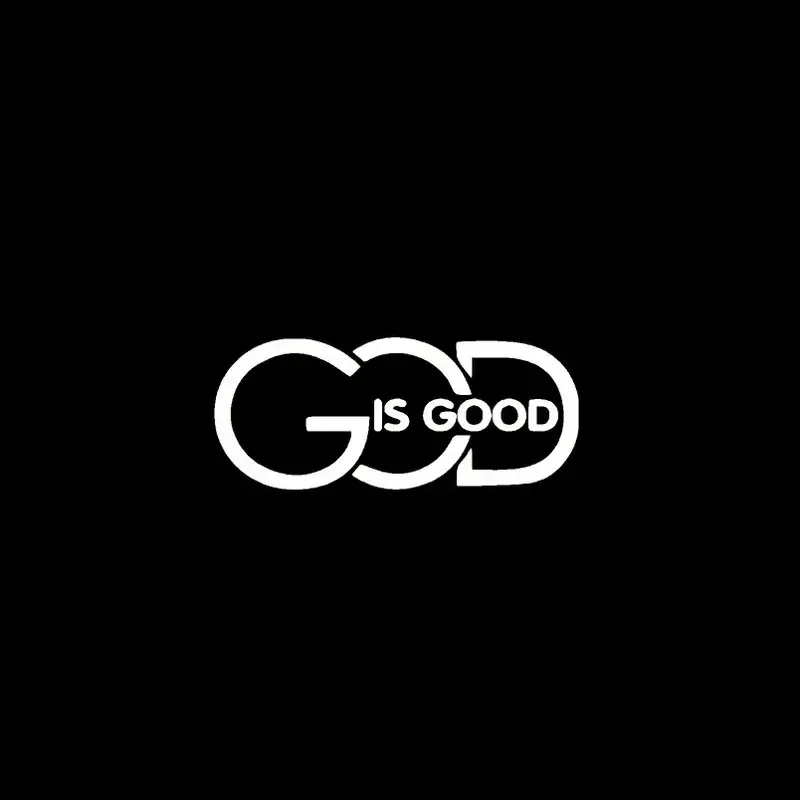 God Is Good Car Sticker, Car Decorative Sticker, Automobile Decals, Vehicle Exterior Decoration, Cool Car Decoration, Durable Self-Adhesive Pe Material, Waterproof for Laptops Trucks Windows, RV Vinyl Decal
