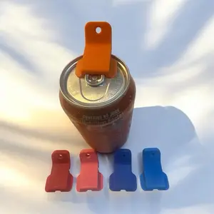 Manual Can Opener with Built-in Lid Cover, Handheld Kitchen Tool for Canned Goods Opening