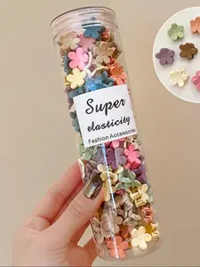 Cute Flower Design Hair Claw for Women, 50pcs Fashion All-match Hair Accessories, Minimalist Headwear Suitable for Hair, Fashion Hair Accessories for Party, Daily Clothing Decor, Flower Hair Clip
