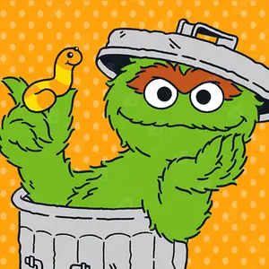 Oscar the Grouch Portrait