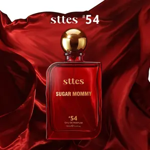 Sttes Sugar Mommy #54 Eau de Parfum for Women 3.4 Fl Oz / 100ml – Sweet Gourmand Perfume with Saffron, Almond & Jasmine, Amberwood Musk – Long Lasting Women's Fragrance Gift Perfume