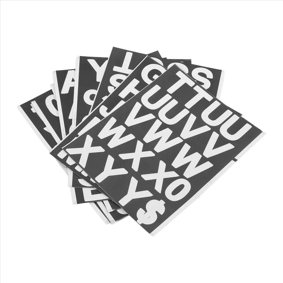 8 Sheets Self-Adhesive Vinyl Letters Numbers Kit, Mailbox Numbers Sticker for Mailbox,Signs,Window,Cars,Address Number
