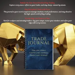 Financial Trading Log Book, Professional Trading Planning Manual, Emotion Management Strategy Guide, Investment Review Notebook