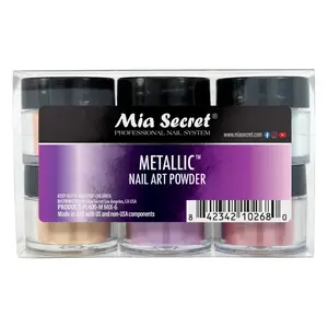 Metallic Nail Art Powder Collection