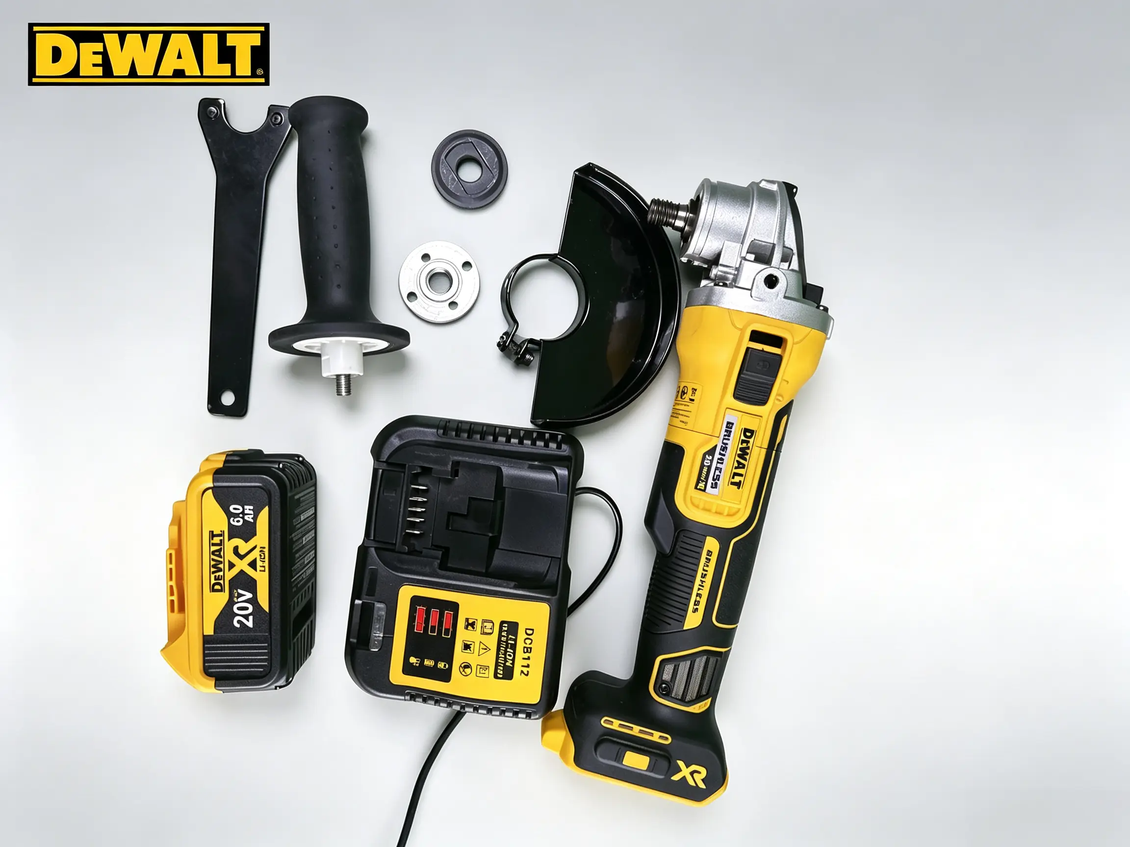 DEWALT DCG405NT 125mm Brushless Angle Grinder, 9000 RPM, Electronic Brake