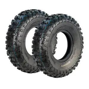 Heavy-Duty 4-Ply 23x7-10 ATV UTV Front Tires Set – Tubeless, Knobby, All-Terrain Performance for Mud, Sand, Trail, Snow, Rock – Superior Grip & Durability – Fits 10" Rim