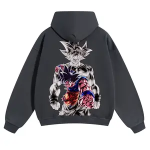 Dragon Ball DBZ Goku Unisex Summer outfits men streetwear 80s 90s graphic tees cotton Anime funny Hoodies men gifts