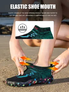 Unisex Breathable Wide Toe Water Shoes, Non-Slip Low Top Sneakers, Comfortable All-Season Outdoor Activities, Lightweight Beach Sandals, Beach Footwear