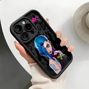 League-Legends Arcane Jinxs Vi Artelsia Case for iPhone 17,16,15,14,13,12,11,Pro,Max,Plus Phone Cover, It Is An Excellent Choice As A Gift.