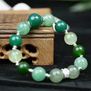 LUMAWU Five-Elements Wood Bracelet | Growth Reminder & Vitality Crystal（12mm）