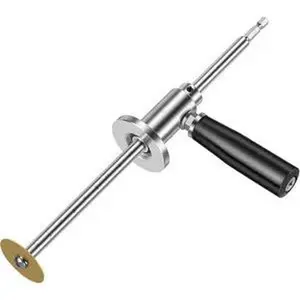 PVC Pipe Inside Cutter with Diamond Grit Cutting Wheel and Handle, Fit for 1-1/2 Inch to 8 Inch,7 Inch Adjustable Cutting Depth,1/4in Hex Shank Fit for Impact Drivers and Drills