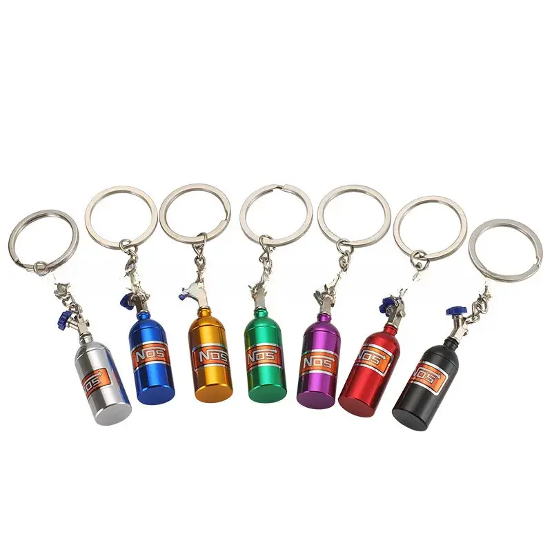 Mini NOS Nitrogen Bottle Keychain – Y2K Car Style Bag Charm,  Unisex Keychain