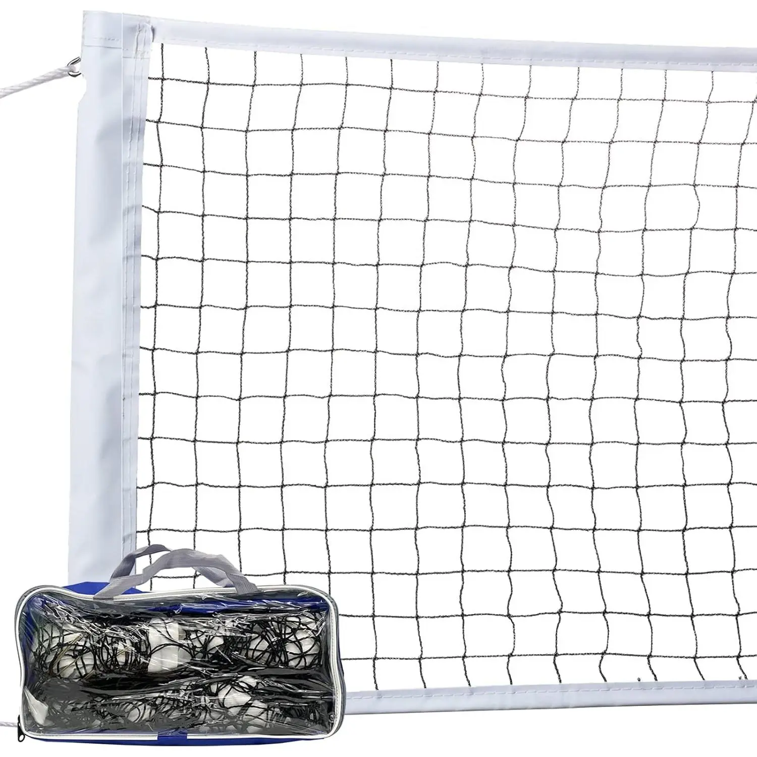 Volleyball Net Outdoor, Heavy Duty Volleyball Net for Backyard, 32 x 3 FT Professional Net with Reinforced Side Tapes for Ground Pool , Portable  Net for Beach (Poles Not Included) HahZen SPORT