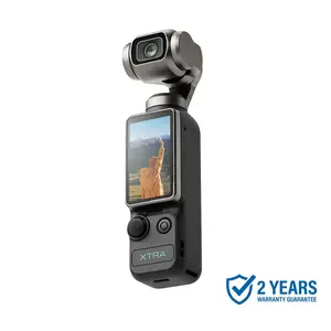 Xtra Muse Vlogging Camera with 1'' CMOS 4K/120fps Videos 3-Axis Gimbal Stabilizer Fast Focusing Face/Object Tracking Portable Handycam Camcorder