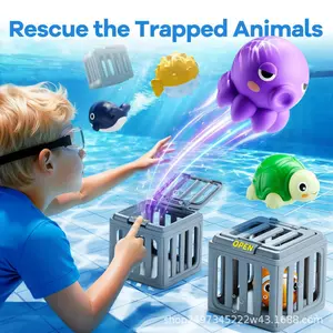 🐠 Kids Diving & Floating Pool Toys with Fish Storage Box, Random Color Water Play Set for Boys & Girls, for Ages 3+