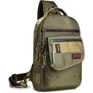 NICGID Sling Bags, Chest Shoulder Backpacks Crossbody Purse Outdoor Chest Bag Travel Backpack for Men Women NICGID