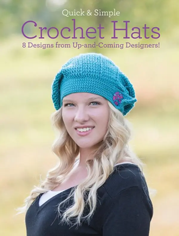 Used Book - Quick & Simple Crochet Hats Patterns: 8 Independent Up-And-Coming Designers' Creations by Melissa Armstrong (Soft Covers, English, Disclosed Condition, Varied Skill Level), 0.58 Pounds