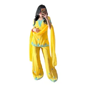 Handwork 90sh Kurtha Set 3 peace