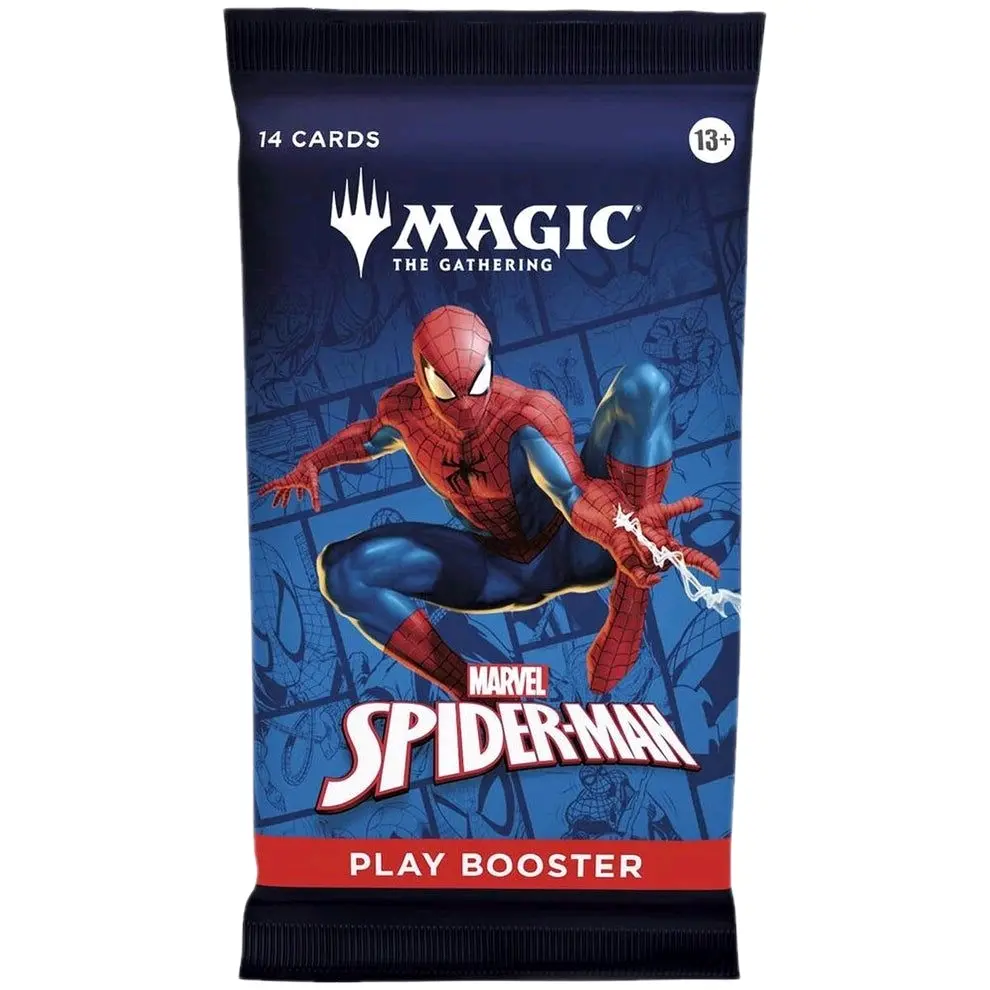 Magic The Gathering Spider-Man Play Booster Single Pack 14 Cards