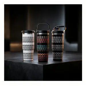 30oz "I'm Fine" Sarcastic Graphic Tumbler - Funny Office Joke Desk Cup - Emotional Support Gift for Coworkers