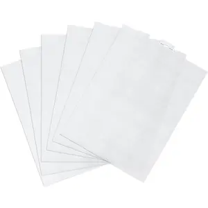 6pcs Plastic Mesh Canvas Sheets, 14 CT Clear for Embroidery Making, Cross Stitch Aida Screen for Crafts DIY Crochet Projects (11x8.2 inch)