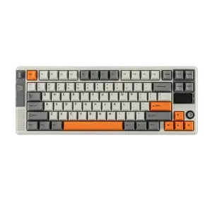 EPOMAKER RT85 Gasket 75% Wireless Mechanical Keyboard Joystick & DIY Screen Tri-Mode BT/USB/2.4Ghz 5-Layer Paddings Hot-Swappable PBT Keycap gaming accessories keyboards for gaming creamy keyboard TikTokShopSpringGlowUp