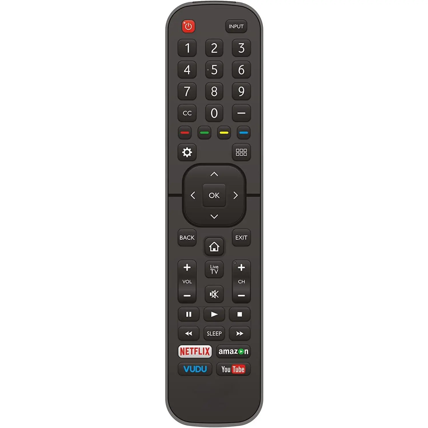Universal for All Hisense-TV-Remote Compatible with All Hisense 4K LED HD UHD Smart TVs - Not for fire & roku TV