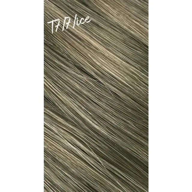 T7/P7/Ice (Ash Brown to Icy Blonde) K-Tip Hair Extensions for Keratin Fusion Installation