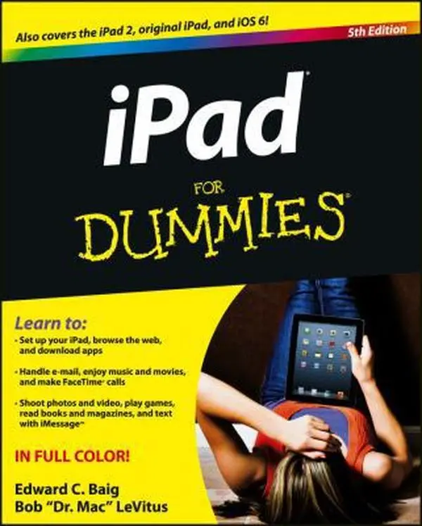 USED Book - iPad For Dummies by Edward C. Baig (Paperback) - english