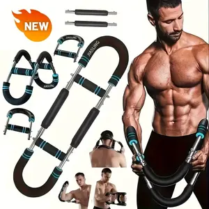 Arm Trainer Chest workout Strengthen Chest and Arm Muscles Men's Fitness Trainer Detachable Portable Spring Resistance Home Fitness Equipment Outdoorfun