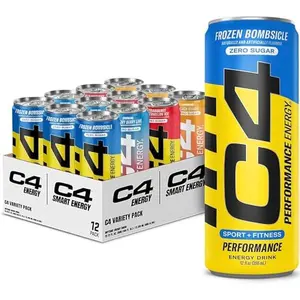 Cellucor C4 Performance & Smart Energy Drink Official Variety Pack | Zero Sugar Carbonated Preworkout Energy | 150+200mg Caffeine with Beta Alanine | 4 Flavors | 12 Fl Oz (12 Pack)