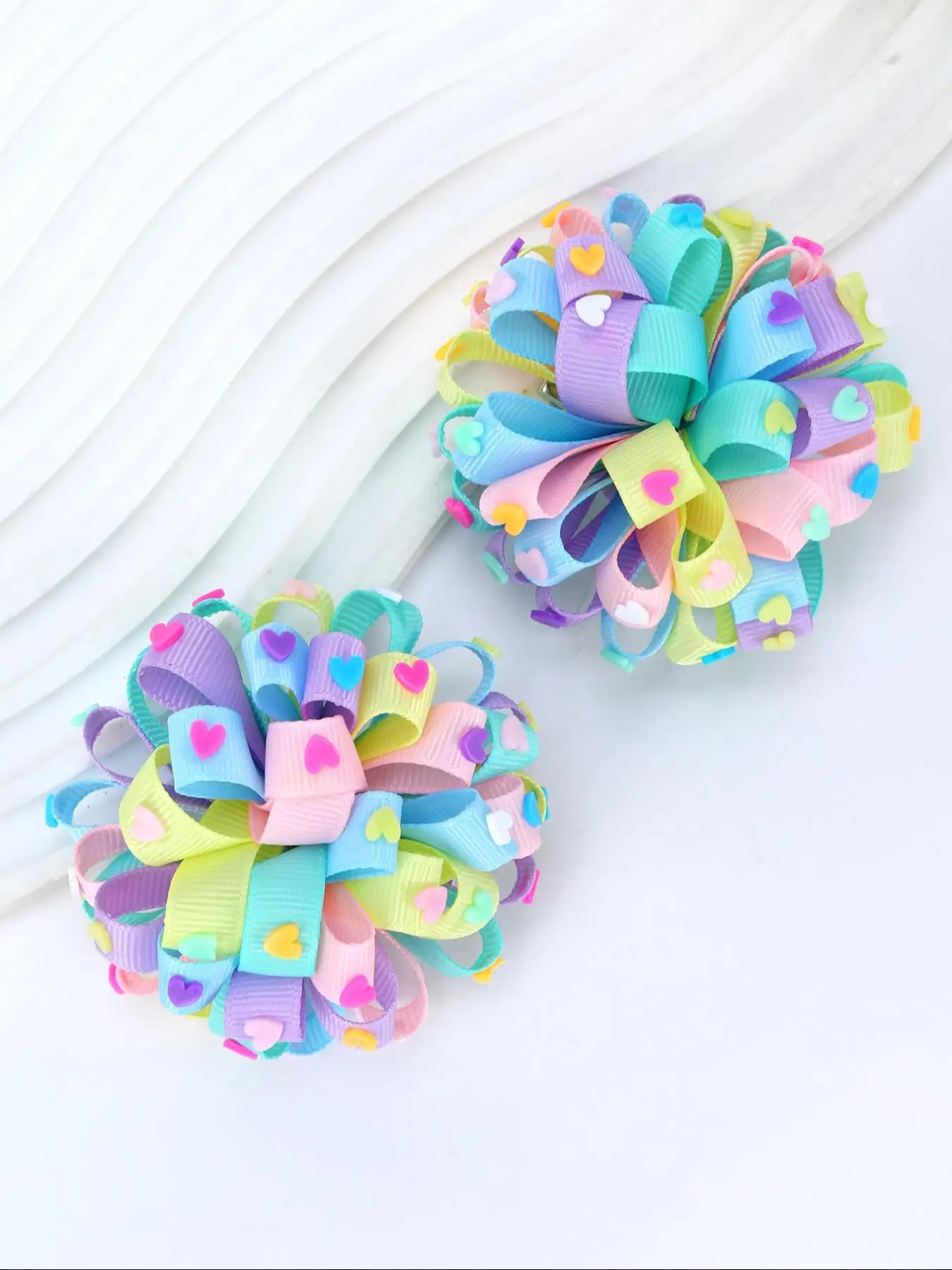 Colorful Letter Pattern Hydrangea Design Hair Clip, Super Cute Clips for Girls, Fashion Hair Accessories for Party, Daily Clothing Barrettes Decor