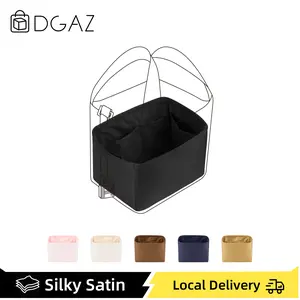 Fits Picotin 18/22 Bags DGAZ Silk Purse Organizer, Silky Smooth Luxury Handbag Shaper Tote Insert, Women Organizer Pouch Storage Accessories
