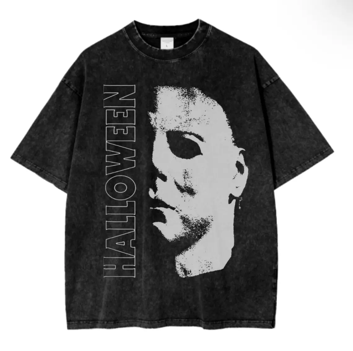 Vintage Michael Myers Halloween Shirt John Carpenter 1978 Horror Movie Tee Retro Slasher Film Fan Apparel Unisex Gift for Him Her Horror Lover Classic Boogeyman T-Shirt Halloween Party Outfit Scary Movie Night Birthday Xmas Present Trendy Streetwear