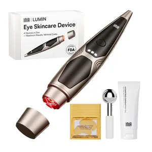 INIA LUMIN 4-in-1 Eye Skincare Wand – 3 Mins a Day for Fewer Lines in 14 Days & Less Puffiness in 21, FDA-Cleared, Spa-Level Results at a Fraction of the Price, Lift & Brighten Eyes in Just Weeks