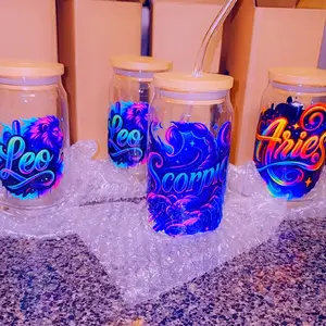 Zodiac glass cups