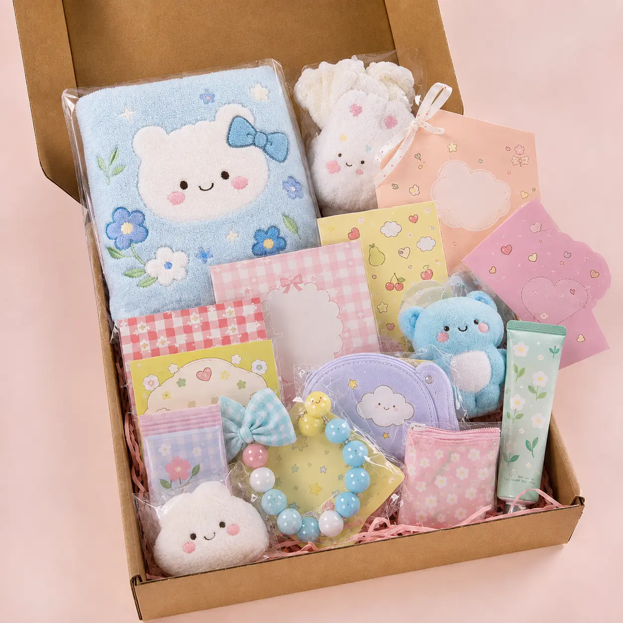 Millobox Surprise Gift Box, Assorted Cute Accessories, Stationery & Daily Essentials, Random Gift Bundle for Women, Teens, Birthdays, Care Package & Everyday Gifts