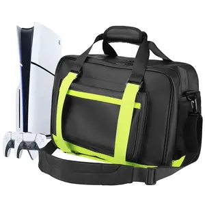 Carrying Case for PS5 Console, Protective Travel Case for PS 5, Large Capacity Storage Bag Compatible with Playstation 5, Game Discs and Accessories