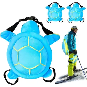 3 Pcs Turtle Butt Pads for Snowboarding Ski Protective Gear Set Cute Turtle 3D Hip Protectors for Skating Tortoise Cushion Padded Turtle Knee Pad for Kid Adult Skiing Roller Protection